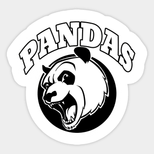 Pandas mascot Sticker